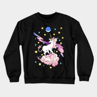 Space Unicorn Crewneck Sweatshirt